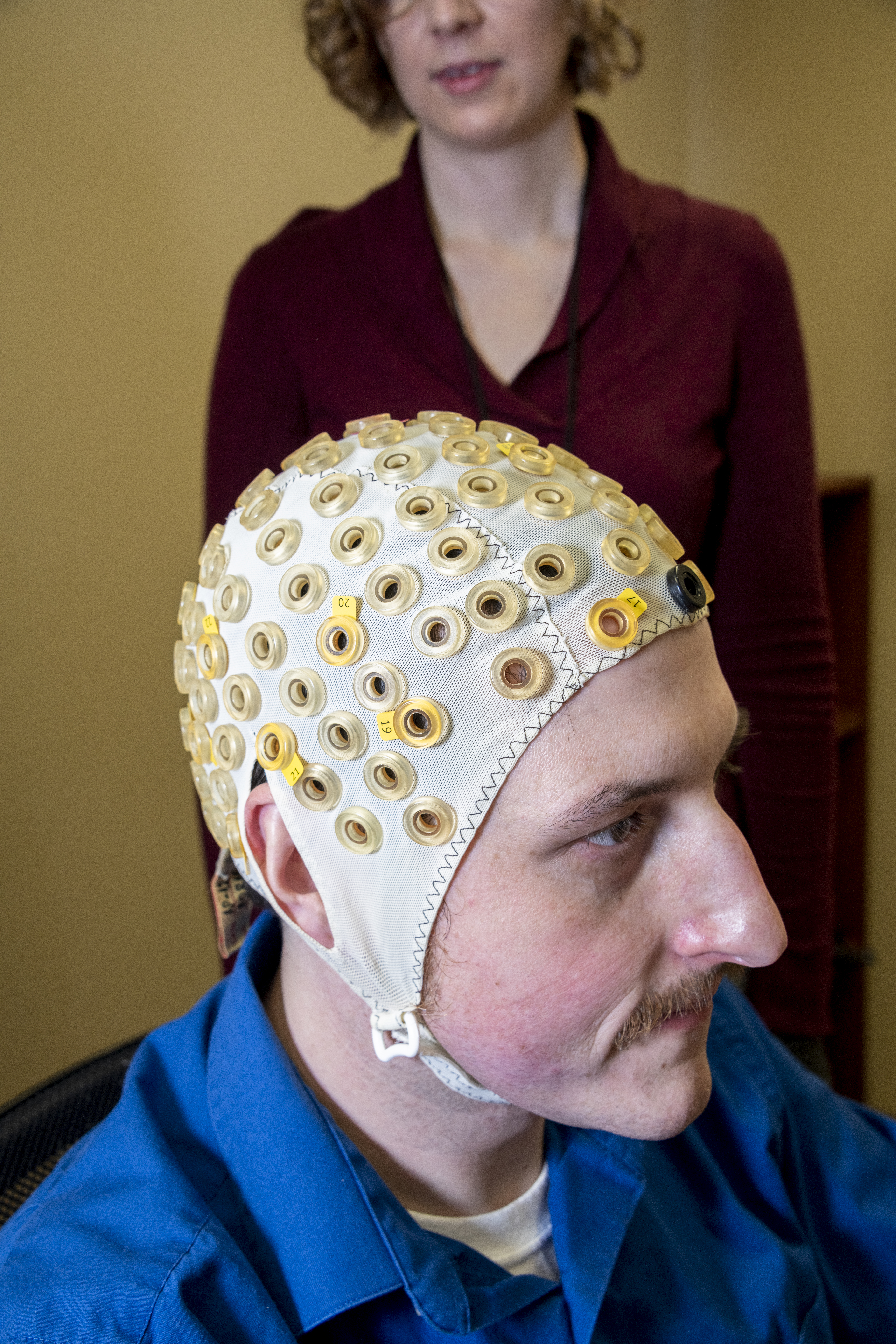 Michael-Paul Wearing EEG Cap (2)