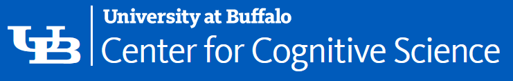 Blue and White Banner for the University of Buffalo's Center for Cognitive Science